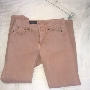 EUC JCrew skinny suede pants